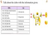 新人教7上英語課件 Unit 5 Fun Club 第三課時 GF 課件