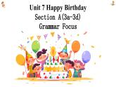 新人教7上英语课件 Unit 7 Happy Birthday  第三课时 GF 课件