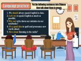 【公开赛课】外研初中英语课件八上Module1 Unit 3 Language in use