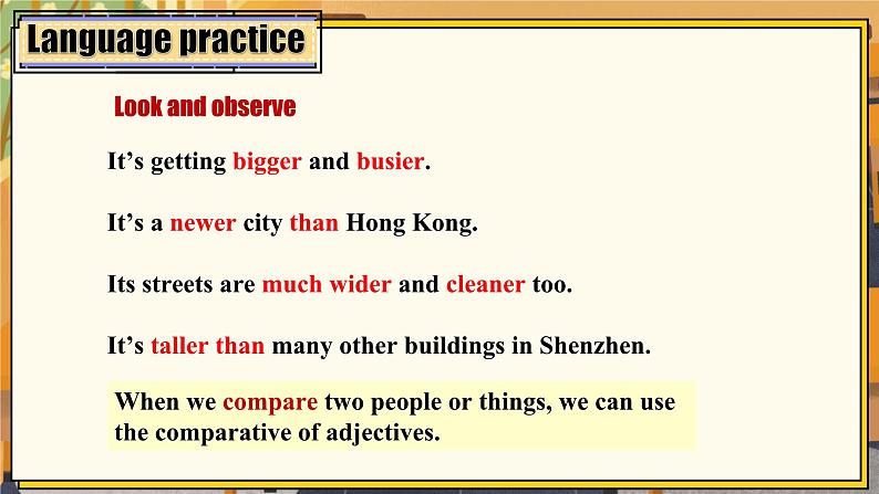 【公开赛课】外研初中英语课件八上Module 2 My home town and my country Unit 3 Language in use04