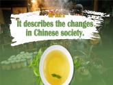 【公开赛课】外研初中英语课件八上Module 5 Unit2 It describes the changes in Chinese society