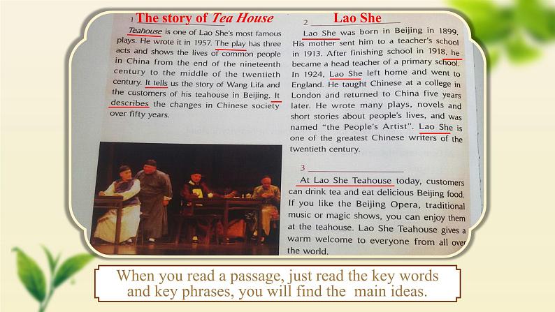 【公开赛课】外研初中英语课件八上Module 5 Unit2 It describes the changes in Chinese society07