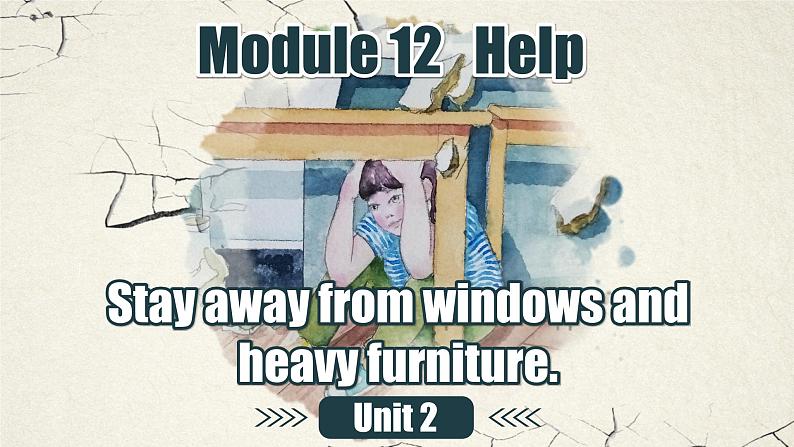 【公开赛课】外研初中英语课件八上 Module 12 Help Unit 201