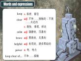 【公开赛课】外研初中英语课件八上 Module 12 Help Unit 2