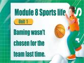 【公开赛课】外研英语初中九上课件 Module 8 Unit 1  Daming wasn’t chosen for the team last time.