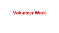 2024中考英语试题研究《VolunteerWorkWriting》课件