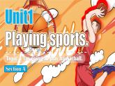 【公開賽課】仁愛初中英語課件八上Unit1 Playing sports. Topic 1 I’m going to play basketball. SectionA