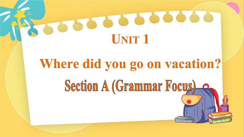 人教版英语八年级上册 Unit1 课时2. Section A(Grammar Focus-3c) PPT课件01