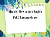 外研版英语八年级上册 M1 Unit 3 Language in use PPT课件+教案