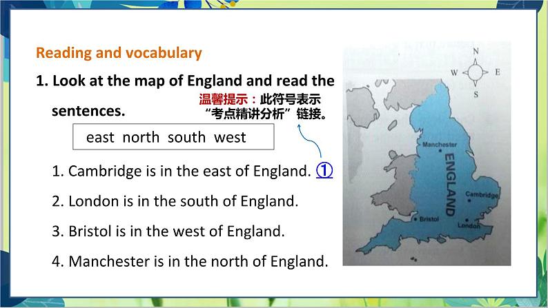 外研版英语八年级上册 M2 Unit 2 Cambridge is a beautiful city in the east of England PPT课件+教案04