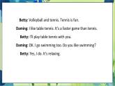 外研版英语八年级上册 M3 Unit 1 Nothing is more enjoyable than playing tennis PPT课件+教案