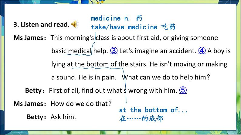 外研版英语八年级上册 M12 Unit 1 What should we do before help arrives？ PPT课件+教案06