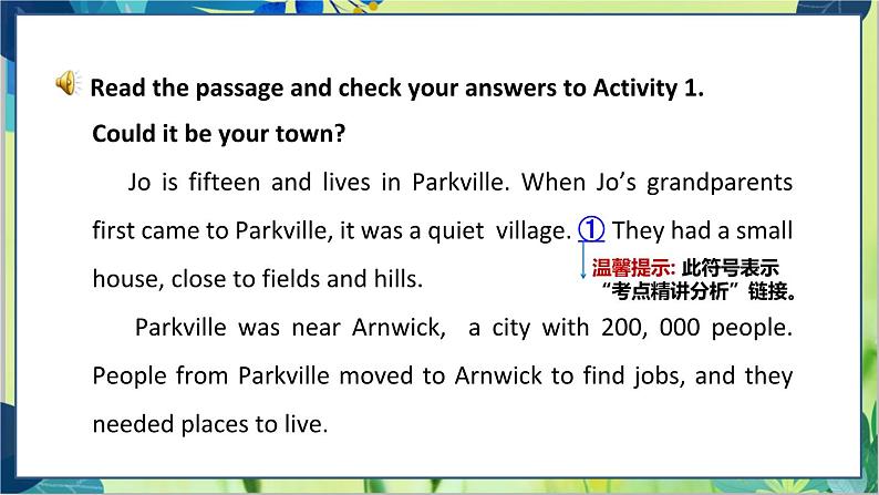 外研版英语八年级上册 Module 9 Unit 2 Arnwick was a city with 200，000 people PPT课件+教案06