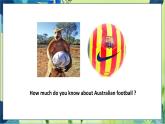 外研版英语九年级上册 M10 Unit 2 The game that they like most is Australian football PPT课件+教案