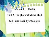 外研版英語(yǔ)九年級(jí)上冊(cè) M11 Unit 2 The photo which we liked best was taken by Zhao Min PPT課件+教案