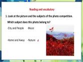 外研版英語(yǔ)九年級(jí)上冊(cè) M11 Unit 2 The photo which we liked best was taken by Zhao Min PPT課件+教案