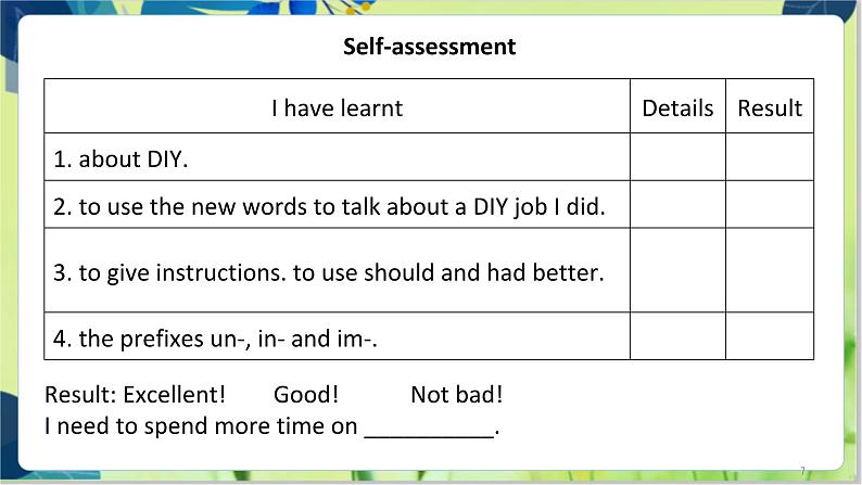 译林版英语八年级上册 Unit 4 Period 5 Task & Self-assessment PPT课件07