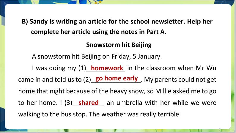 译林版英语八年级上册 Unit 8 Period 5 Task & Self-assessment PPT课件07