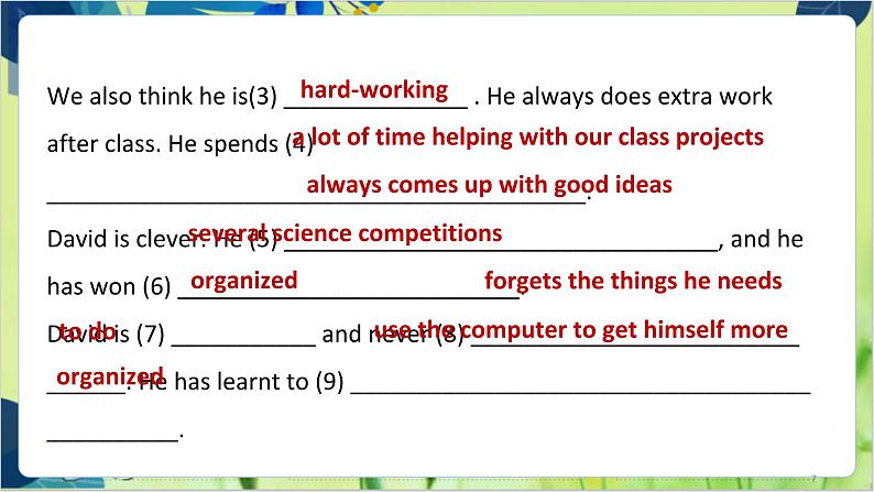 译林版英语九年级上册 Unit 1 Period 5 Task & Self-assessment PPT课件07