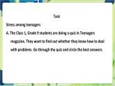 譯林版英語(yǔ)九年級(jí)上冊(cè) Unit 3 Period 5 Task & Self-assessment PPT課件