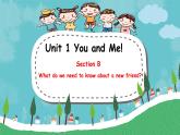 Unit 1 Section B 课件人教版2024七年级英语上册
