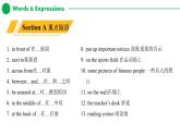 英语2024秋人教版七年级(上) - Unit 3 My School 同步复习课件
