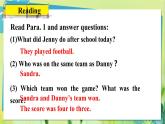 英语冀教版八年级上册 Unit 1 6. Lesson 6 Jenny’s Week PPT课件