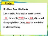 英语冀教版八年级上册 Unit 1 6. Lesson 6 Jenny’s Week PPT课件