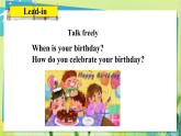 英语冀教版八年级上册 Unit 3 18. Lesson 18 Li Ming’s Birthday PPT课件
