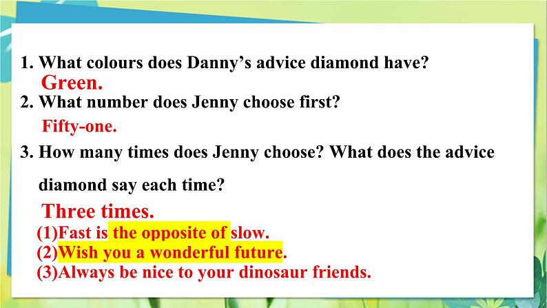 英语冀教版八年级上册 Unit 5 27. Lesson 27 What’s Your Advice PPT课件07