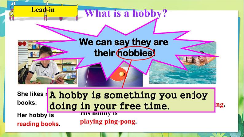 英语冀教版八年级上册 Unit 7 37. Lesson 37 What’s Your Hobby PPT课件第3页