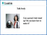 Lesson 12 Karen’s Hair Stood Up!（課件） 2024-2025學年冀教版英語八年級上冊
