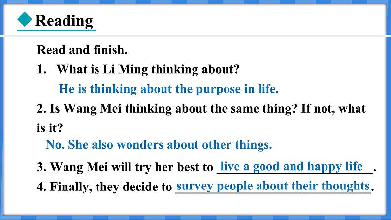 Lesson 7  What Is the Meaning of Life？（课件） 2024-2025学年冀教版英语九年级上册08