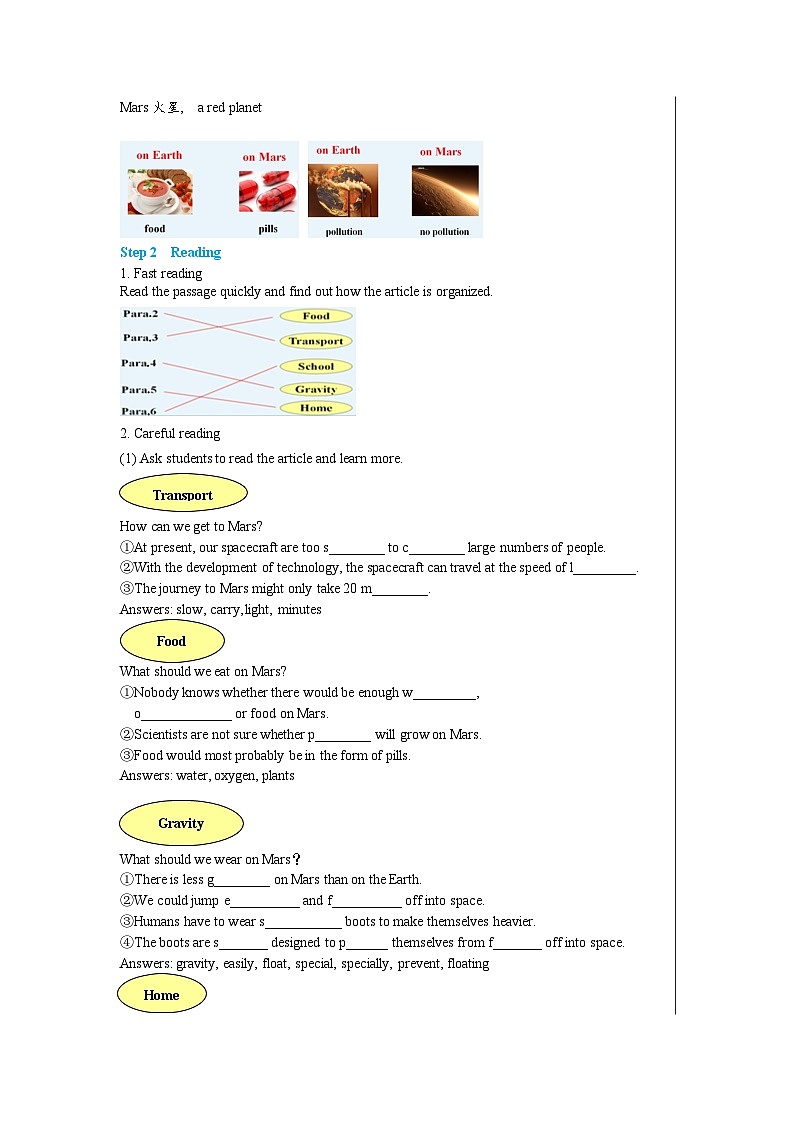 Unit 4 Reading教案第2页