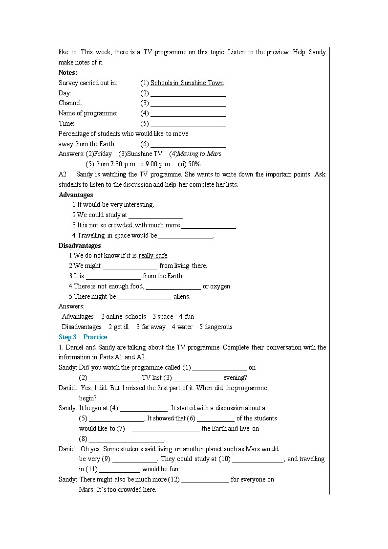 Unit 4 Integrated skills & Study skills教案02