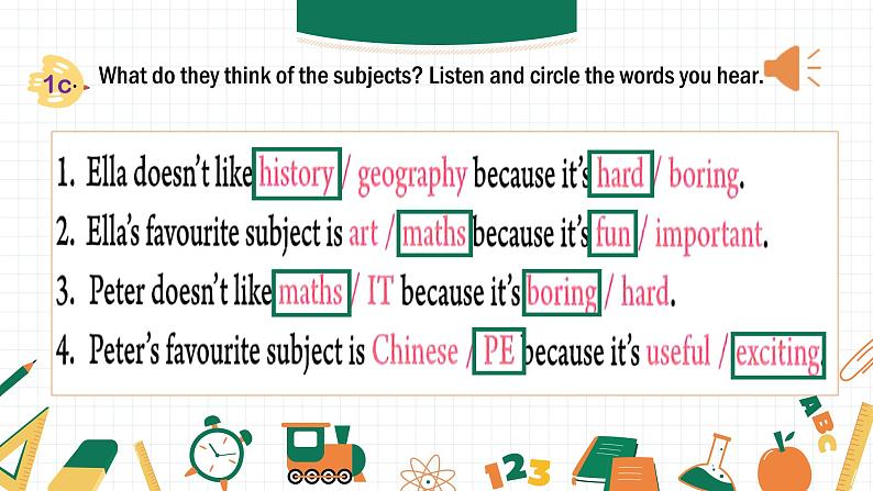 Unit 4 My Favourite Subject Section A（教学课件）-初中英语人教版（2024）七年级上册06