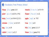 Starter Unit 3 Welcome! 單詞精講精練課件 新人教版（2024）英語七年級上冊