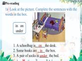 人教版英语七年级上册 Starter Unit 2 Keep Tidy! (第3课时) Section B 1a-2b PPT课件