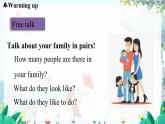 人教版英语七年级上册 Unit 2 We're Family! (第5课时) Section B 2a-2b PPT课件