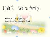 Unit 2 Section B（1a-Project）课件人教版2024新教材七年级上册英语