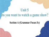 人教新目标(Go for it)版八年级英语上册 Unit 5 Do you want to watch a game show-SectionA（GF-3c）课件