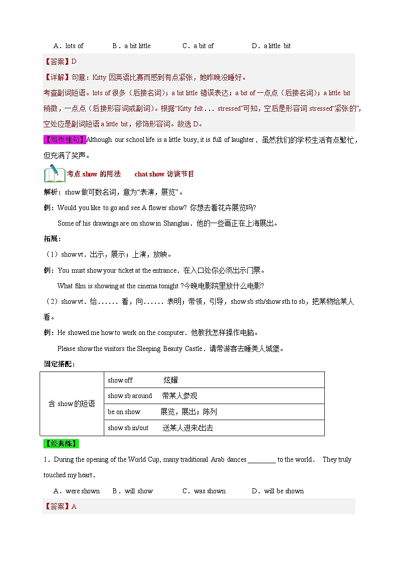 Unit6《TV programmes》-2024-2025学年九年级上册英语单元知识讲义（译林版）第3页