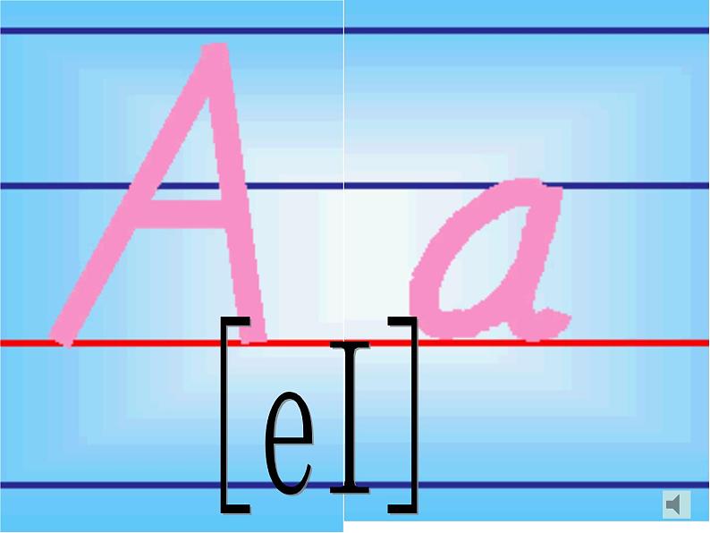 人教版初一英语音标学习5. 字母与音标专项训练课件：字母的书写格式及其对应音标课件第3页