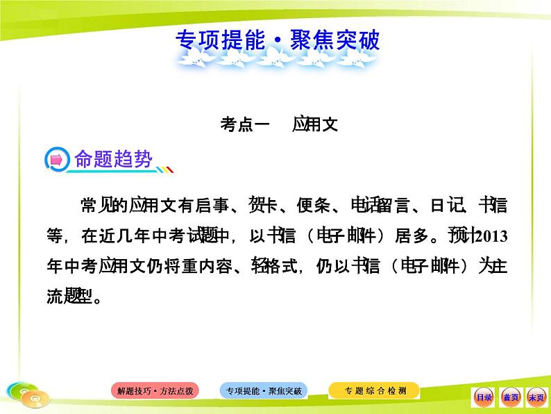 人教版初中英语语法知识点专题八  书面表达课件第7页