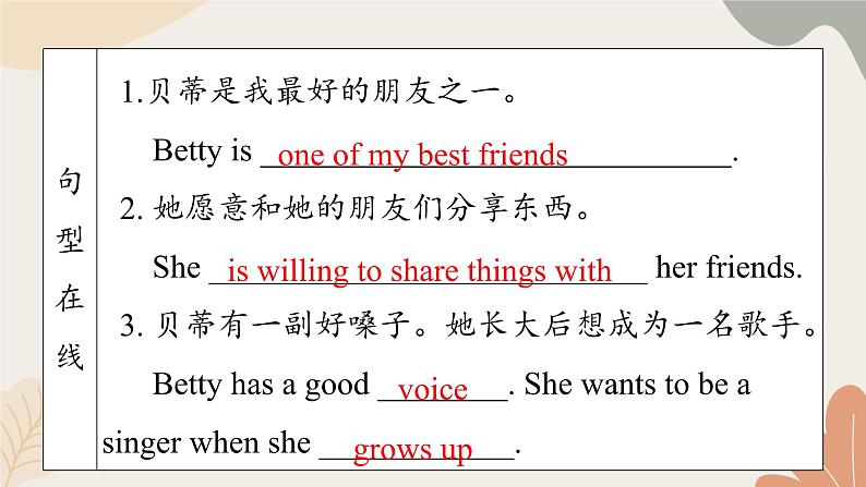 牛津译林版八年级英语上册 Unit1 Friends Period 2 Reading 课件08