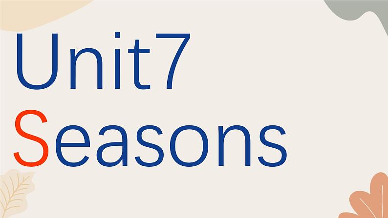 牛津译林版八年级英语上册 Unit7 Seasons Period 4 Integrated skills& Study skills 课件01