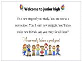 Starter Welcome to junior high Lesson 1 Get ready (课件)--2024-2025学年外研版(2024)英语七年级上册