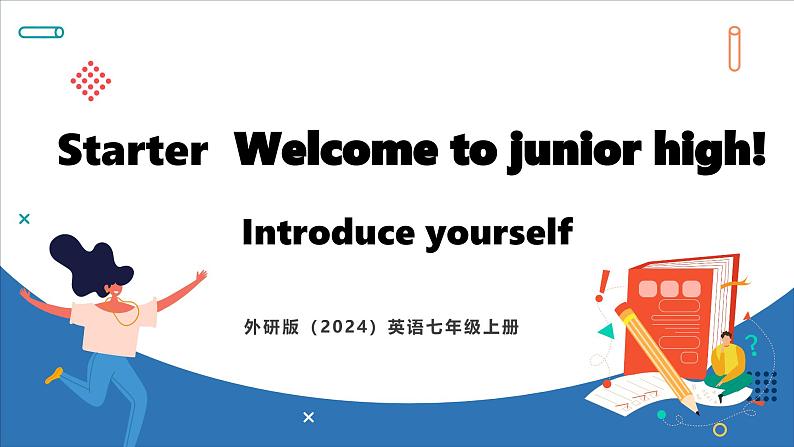 Starter Welcome to junior high Lesson 3 Introduce yourself(课件)--2024-2025学年外研版(2024)英语七年级上册01