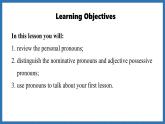 Unit 1  A new start Lesson 2 Grammar(课件)--2024-2025学年外研版(2024)英语七年级上册