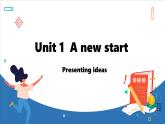 Unit 1  A new start Lesson 5 Presenting ideas(课件)--2024-2025学年外研版(2024)英语七年级上册